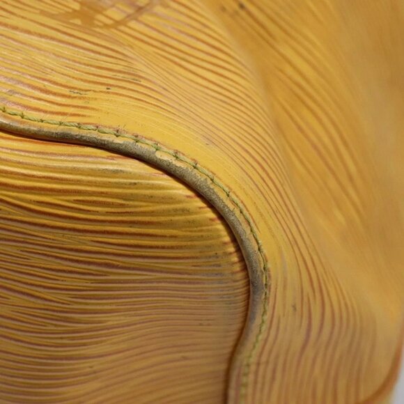 LOUIS VUITTON Epi Petit Noe Shoulder Bag Yellow M44109 LV Auth 104159 - Picture 4 of 16